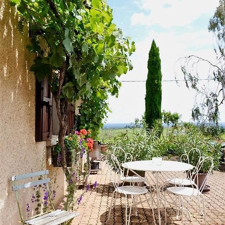 Bed and Breakfast Domaine Des Marrans Fleurie Exterior foto
